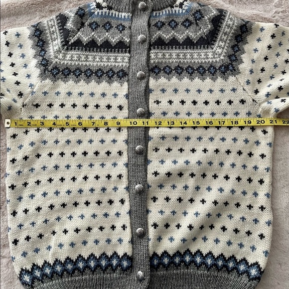 David I. Pike Vintage Norwegian Wool Cardigan Size ~ Medium Made in Norway - Picture 7 of 11